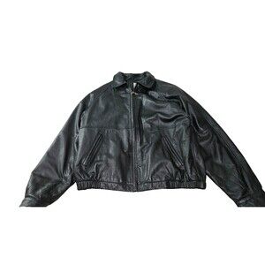 American Weekend Black Zip Up Pockets Men's Jacket Size L 42/44